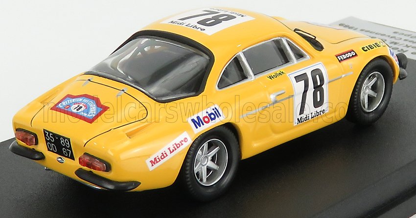 RENAULT | A110 ALPINE N 78 RALLY CRITERIUM DES CEVENNES 1969 B.WOLLEK - M.GRANDRIVE