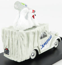 FIAT - 500 FURGONCINO VAN CAMPARI 1950 - IVORY Scale model car on Vroomi