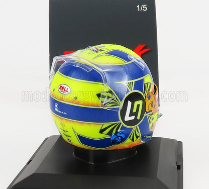 BELL HELMET - F1  CASCO HELMET MCL35 RENAULT TEAM MCLAREN N 4 SEASON 2021 LANDO NORRIS - YELLOW BLACK