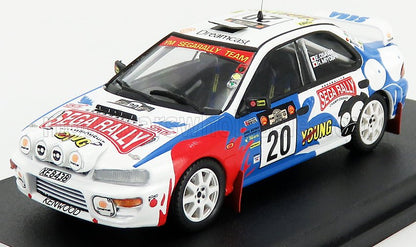 SUBARU - IMPREZA WRX (versione notturna) N 20 RALLY SAFARI 1999 H.MIYOSHI - E.OSAWA - BIANCO ROSSO AURORA BOREALE - Vroomi