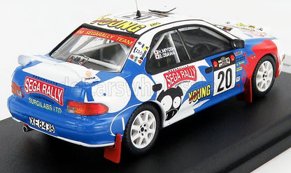 SUBARU - IMPREZA WRX (versione notturna) N 20 RALLY SAFARI 1999 H.MIYOSHI - E.OSAWA - BIANCO ROSSO AURORA BOREALE - Vroomi