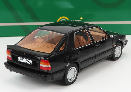 SAAB - 9000 TURBO 1984 - modellino in scala 1:18 nero metallizzato modellino Vroomi