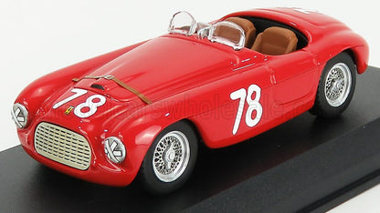 FERRARI - 166MM BARCHETTA ch.0034 N 78 2nd COPPA D'ORO DI SICILIA 1951 P.MARZOTTO - RED