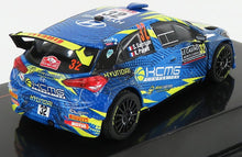 HYUNDAI  i20 R5 WRC N 32 RALLY MONTECARLO 2020 S. SARRAZIN - K. PARENT - TWEETONIG BLAUW-GEEL