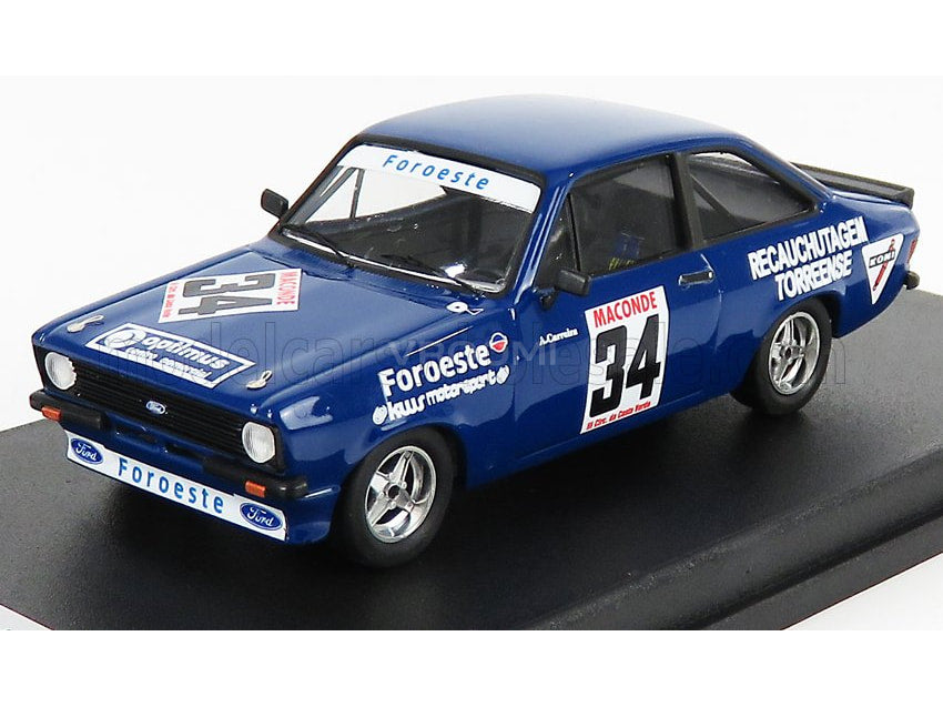 Ford Escort Mk II No. 34 A. Carreira Rally Vila do Conde 1980 Trofeu 1:43 scale model