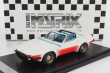 FERRARI - 365 GTB/4 NART SPIDER OPEN MICHELOTTI PRESS 1974 - WHITE RED
