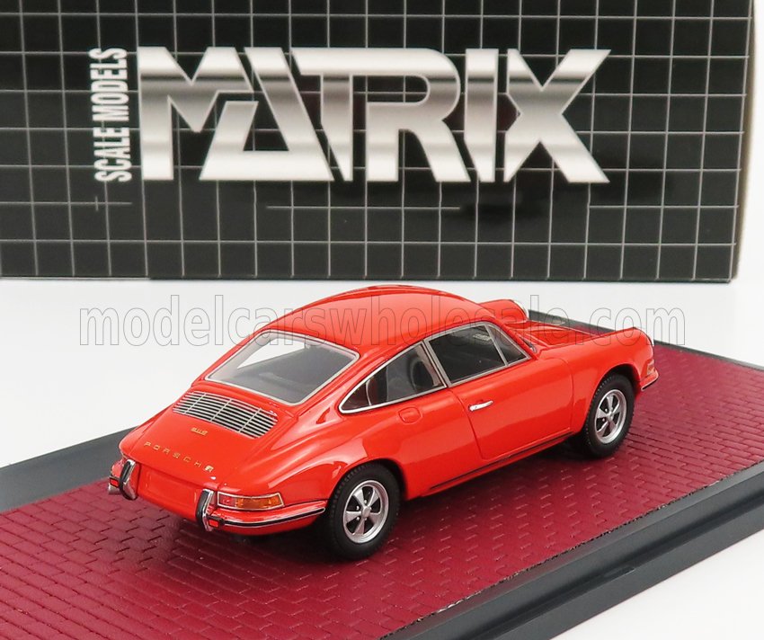 Porsche 911 916 Prototype 1970 Red Matrix Scale Models 1:43 scale model - image 2