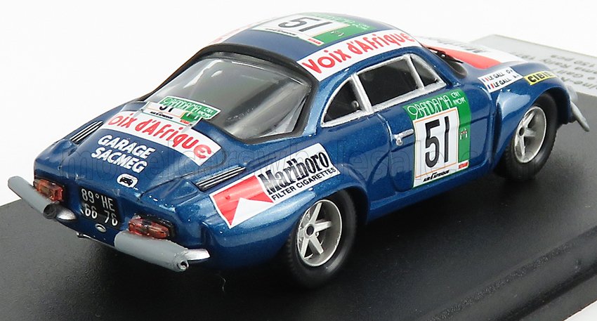 Alpine A110 Rally Bandama M. Le Gall Y. Le Gall 1977 Trofeu 1:43 scale model - image 2