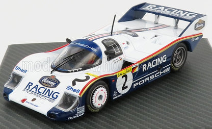 PORSCHE - 956K TEAM PORSCHE RACING N 2 1000km NURBURGRING RECORD LAP NORDSCHLEIFE 6:11,13 min 1983 STEFAN BELLOF - DEREK BELL - WHITE BLUE