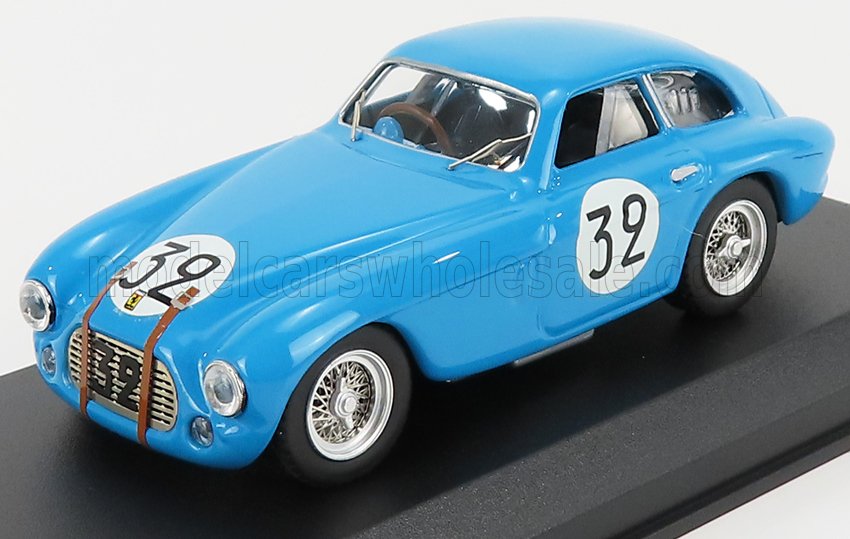 FERRARI - 166MM 2.0L V12 n.º 0032 EQUIPA LUIGI CHINETTI N.º 32 24 Horas de Le Mans 1951 Y. SIMON - B. HAIG - AZUL - Vroomi