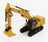 Caterpillar CAT 352 Ultra High Demolition Hydraulic Excavator Yellow Black DM Models 1:50 scale model