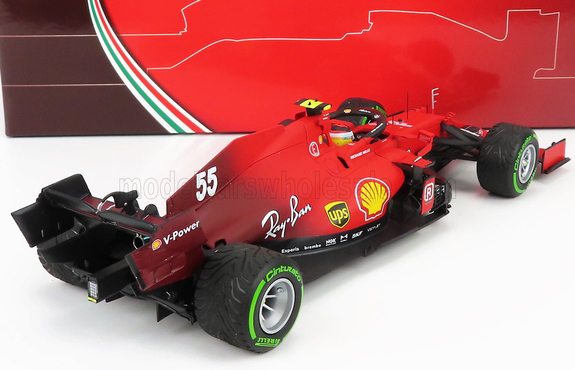 FERRARI | F1 SF21 TEAM SCUDERIA FERRARI MISSION WINNOW N 55 5° EMILIA ROMAGNA GP D'ITALIA - Gomme da pioggia INTERMEDIE 2021 CARLOS SAINZ JR.