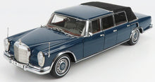 MERCEDES BENZ - S-CLASS 600 PULLMAN (W100) LANDAULET SOFT-TOP SEMICONVERTIBLE 1969 - BLUE