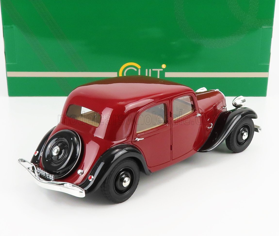 CITROËN - TRACTION AVANT 7CV 1934 - NEGRO BURDEOS Maqueta de coche en Vroomi