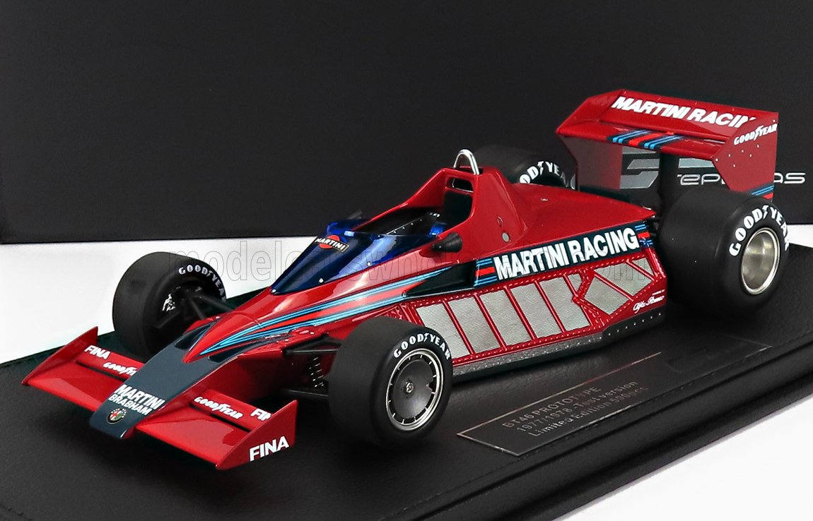 BRABHAM | F1  BT46 ALFA ROMEO PROTOTYPE MARTINI RACING N 0 1977  - CON VETRINA - WITH SHOWCASE