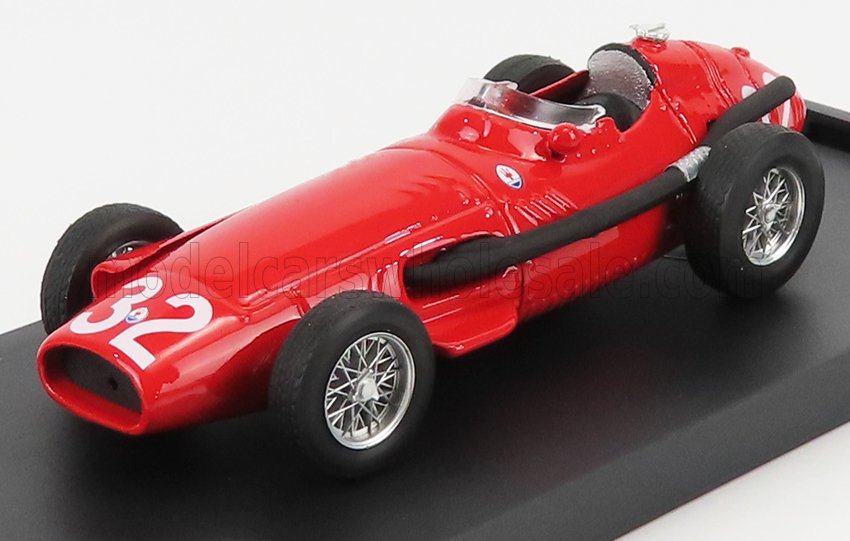 MASERATI - F1 250F N 32 WORLD CHAMPION WINNER MONACO GP 1957 JUAN MANUEL FANGIO - RED Scale model car on Vroomi