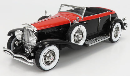 DUESENBERG - J RIVIERA PHAETON VAN BRUNN CABRIOLET OPEN 1934 - ZWART-ORANJE