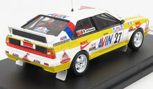 AUDI - QUATTRO N 27 RALLY ACROPOLIS 1986 JIGGER - S.KONSTANTINOS - YELLOW WHITE