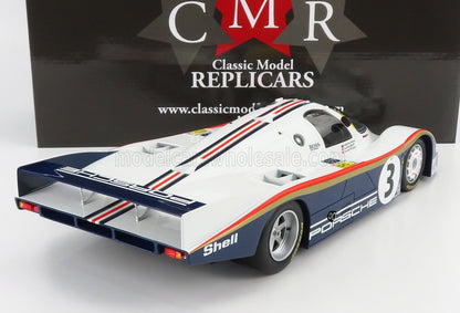 PORSCHE - 956L 2.6L TURBO TEAM ROTHMANS PORSCHE N 3 WINNER 24h LE MANS 1983 AL HOLBERT - HURLEY HAYWOOD - VERN SCHUPPAN - WHITE BLUE