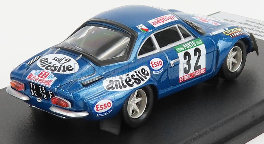 Alpine A110 1600S No. 32 P. Wambergue I. Breton Rally of Portugal 1975 Trofeu 1:43 scale model - image 2
