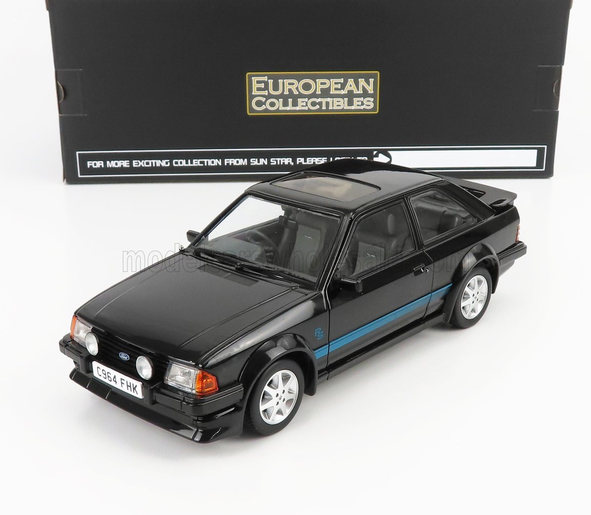 Modellino Ford in scala 1/18 nero, in metallo pressofuso, da collezione, ora disponibile su Vroomi.