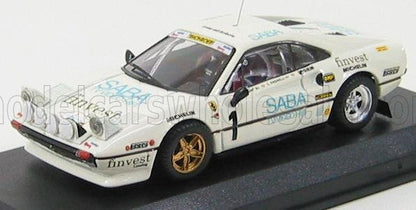 FERRARI - 308 GTB RALLY N 1 TARGA FLORIO 1983 TONY - RADAELL - WHITE - Vroomi