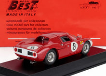 FERRARI - 250 LM N 8 2ND 12h REIMS 1964 J.SURTEES - L.BANDINI - RED WHITE