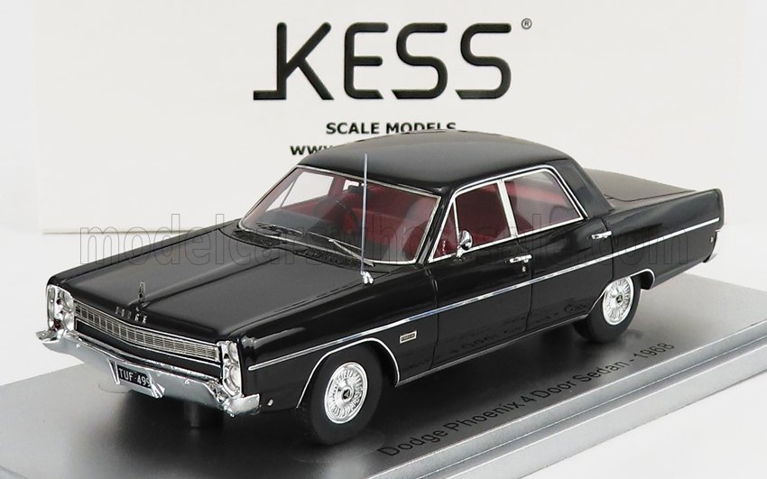 DODGE - PHOENIX 4-DOOR SEDAN 1968 - BLACK - Vroomi