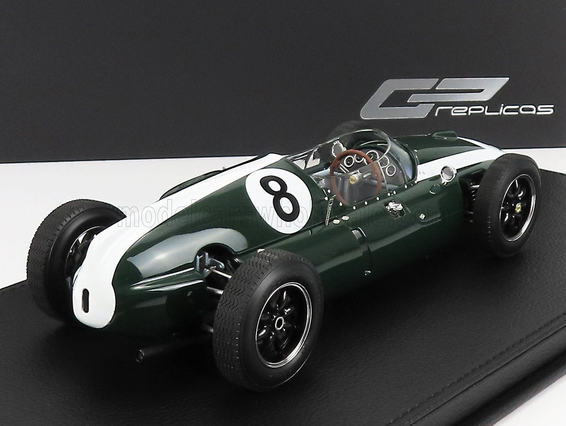 COOPER | F1  T51 CLIMAX TEAM COOPER CAR COMPANY N 8 1959 JACK BRABHAM 1959 WORLD CHAMPION - CON VETRINA - WITH SHOWCASE