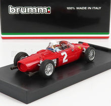 FERRARI - F1 156 N 2 ITALY GP PHIL HILL 1961 WORLD CHAMPION - WITH DRIVER FIGURE - RED Scale model car on Vroomi