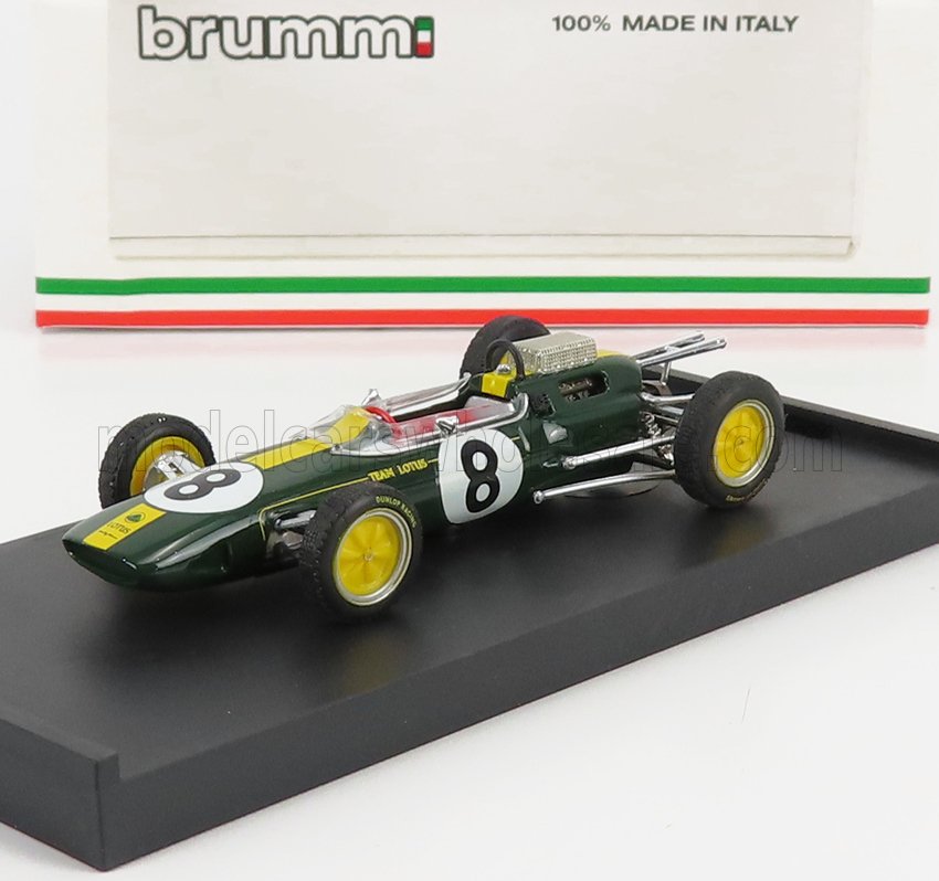 Lotus F1 25 No. 8 Jim Clark Winner Italy GP World Champion 1963 Brumm 1:43 scale model