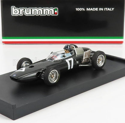 BRM - F1 P57 N 17 WINNER DUTCH EUROPE GP GRAHAM HILL 1962 WORLD CHAMPION - WITH DRIVER FIGURE - GREY MET Scale model car on Vroomi