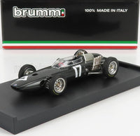 Modellino in scala Brumm BRM nero, numero 11, su supporto con confezione Made in Italy — Vroomi
