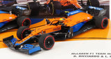 McLAREN | F1  SET 2X MCL35L N 3 SEASON 2021 DANIEL RICCIARDO + N 4 SEASON 2021 LANDO NORRIS