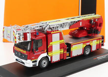 MERCEDES-BENZ - ATEGO DLK 23/12 CAMION SCALA CESTELLO POMPIERS 2018 - ROUGE, ARGENT, JAUNE