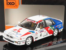 MITSUBISHI - GALANT VR-4 N 4 RALLY RAC LOMBARD 1990 A.VATANEN - B.BERGLUND - WHITE RED BLUE - Vroomi