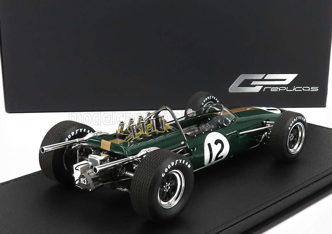 BRABHAM | F1  BT19 N 12 WINNER FRENCH GP JACK BRABHAM 1966 WORLD CHAMPION - CON VETRINA - WITH SHOWCASE