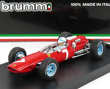 FERRARI - F1 158 N 7 WINNER GERMAN GP JOHN SURTEES 1964 WORLD CHAMPION - WITH DRIVER FIGURE - RED Scale model car on Vroomi