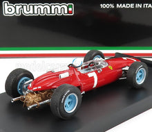 FERRARI - F1 158 N 7 WINNER GERMAN GP JOHN SURTEES 1964 WORLD CHAMPION - WITH DRIVER FIGURE - RED Scale model car on Vroomi