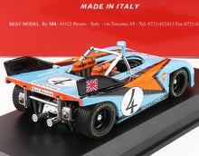 PORSCHE - 908/3 SPIDER N 4 TARGA FLORIO 1971 P.RODRIGUEZ - H.MULLER - BLEU CLAIR ORANGE - Vroomi