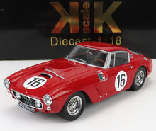 Red 1:18 scale diecast classic race car model with number 16, available on Vroomi platform