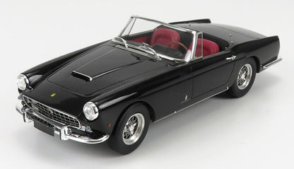 FERRARI - 250GT SÉRIE II CABRIOLET DÉCAPOTABLE 1960 - AVEC VITRINE - NOIR