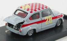 FIAT - 600 ABARTH 1000 N 28 4h DI MONZA 1966 STEINMETZ - GREY RED Scale model car on Vroomi