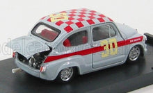 FIAT - 600 ABARTH 1000 N 30 4h DI MONZA 1966 G.BAGHETTI - GREY RED Scale model car on Vroomi