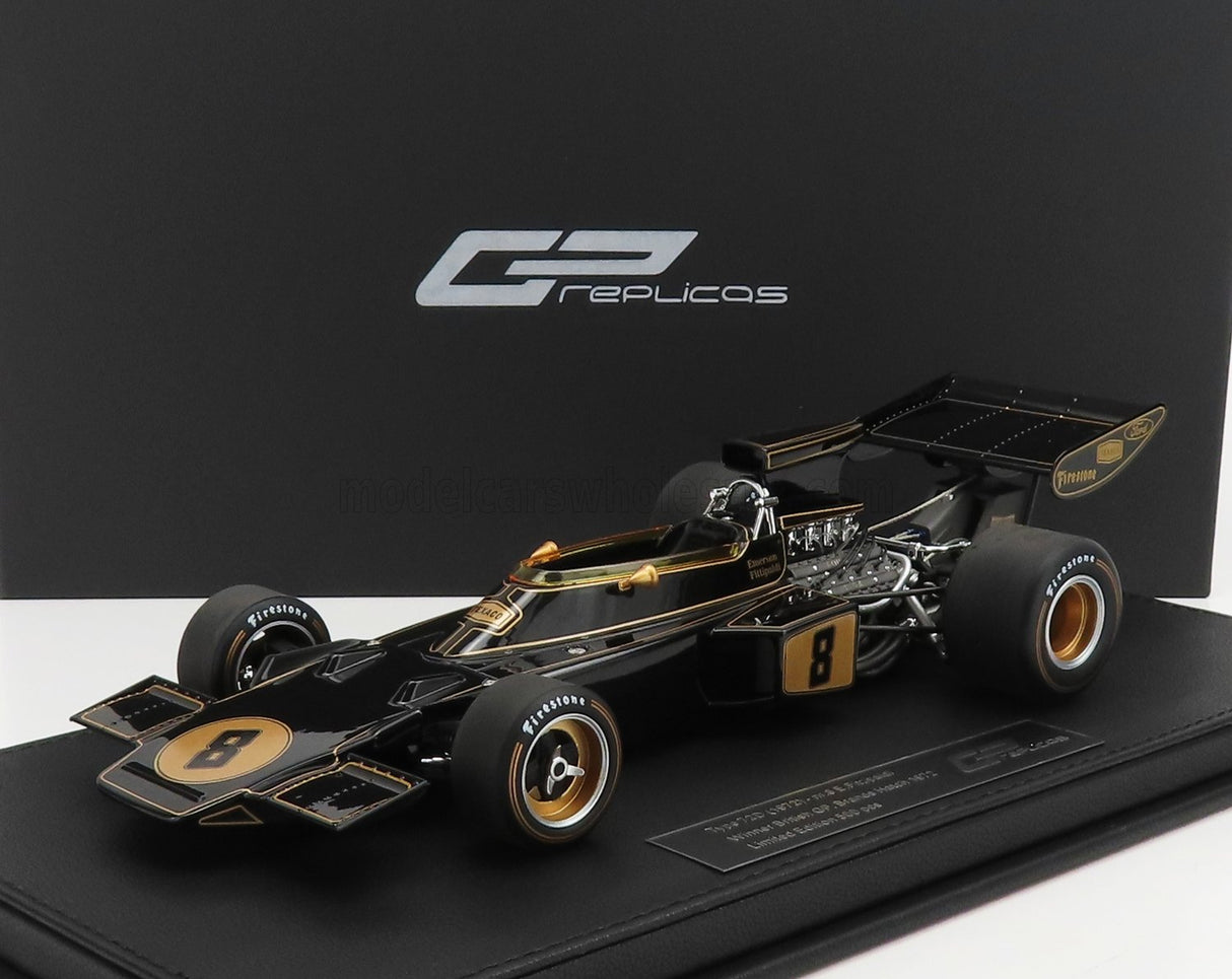 LOTUS | F1 72D JOHN PLAYER TEAM LOTUS N 8 WINNER BRITISH GP BRANDS HATCH - WORLD CHAMPION - 15 July 1972 EMERSON FITTIPALDI