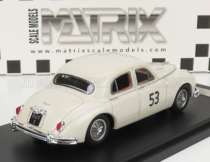 JAGUAR - MKII 3.4 LITRE N 53 2nd SIVERSTONE ANNUAL INTERNATIONAL TROPHY MEETING 1959 - WHITE