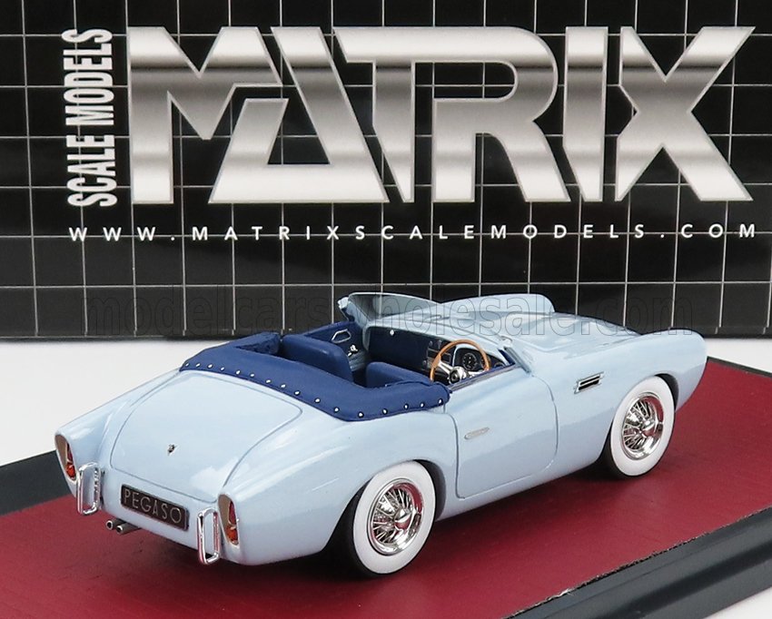 Pegaso Z-102 2-Series Saoutchik Cabriolet Open 1954 Very Light Blue Matrix Scale Models 1:43 scale model - image 2