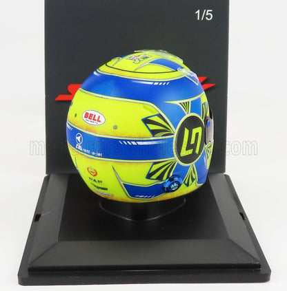 BELL HELMET - F1  CASCO HELMET MCL36 TEAM MCLAREN N 4 SEASON 2022 LANDO NORRIS - YELLOW BLUE