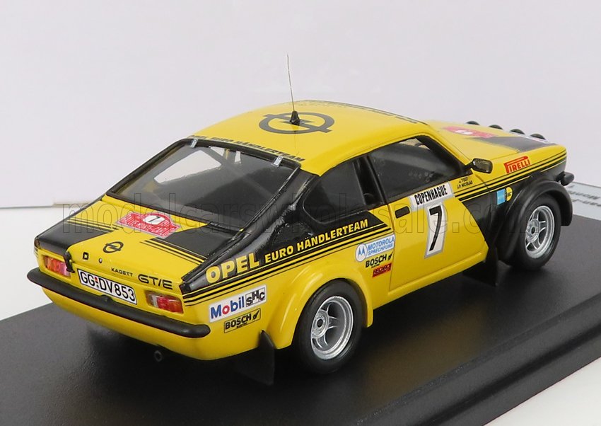 OPEL | KADETT GT/E (night version) N 7 RALLY MONTECARLO 1977 J.P.NICOLAS - J.TODT