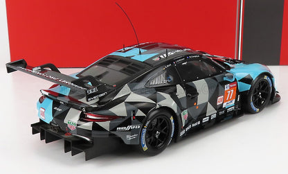 PORSCHE - 911 991 RSR DEL EQUIPO DEMPSEY PROTON RACING N.º 77, GANADOR DE LA CATEGORÍA LMGTE AM EN LAS 24 HORAS DE LE MANS 2018: M. CAMPBELL - C. RIED - J. ANDLAUER - AZUL CLARO GRIS